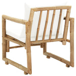 Bamboo Garden Chairs Set 2 Cushions Pillows | HomeAndLiving