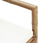 Bamboo Garden Chairs Set 2 Cushions Pillows | HomeAndLiving