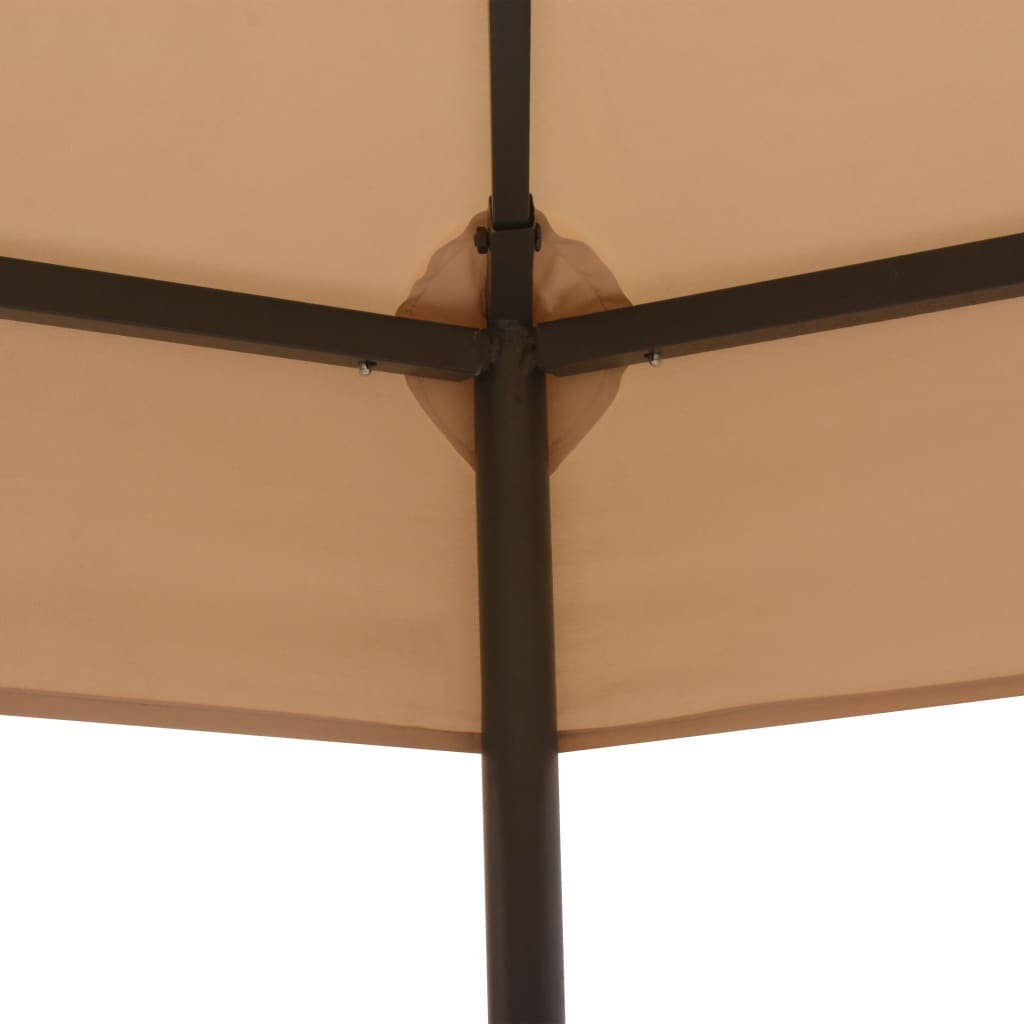 Garden Marquee Gazebo Pavilion Tent Hexagonal Beige
