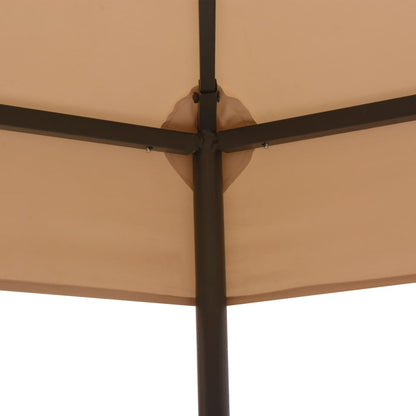Garden Marquee Gazebo Pavilion Tent Hexagonal Beige