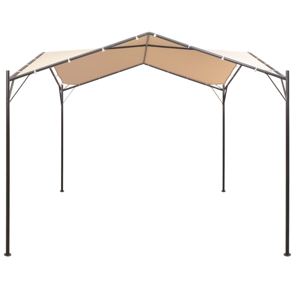 Gazebo Pavilion Tent Canopy Steel - Beige