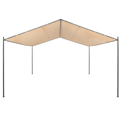 Gazebo Pavilion Tent Canopy Steel, Beige