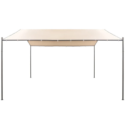 Gazebo Pavilion Tent Canopy Steel, Beige