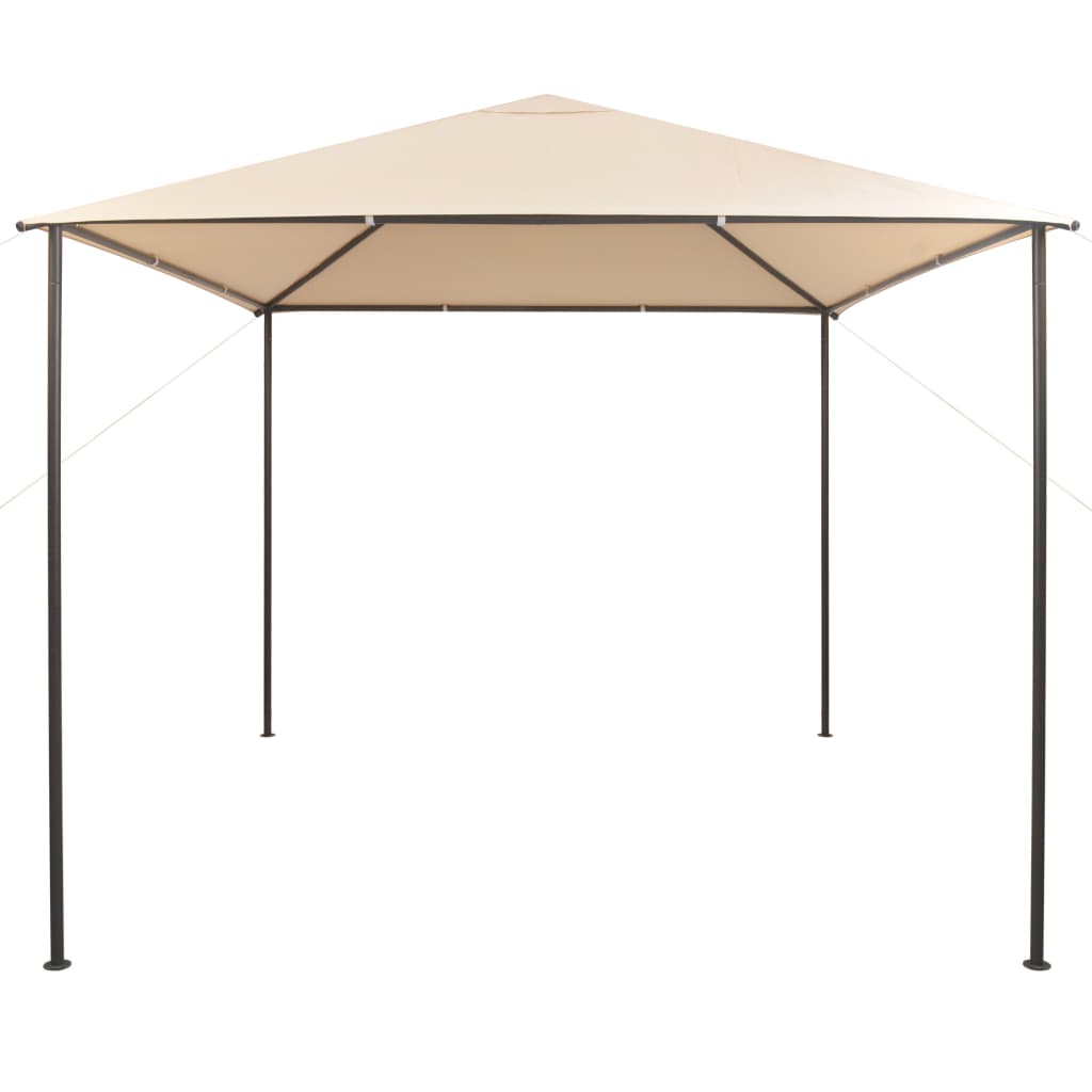 Gazebo Pavilion Tent Canopy Steel / Beige