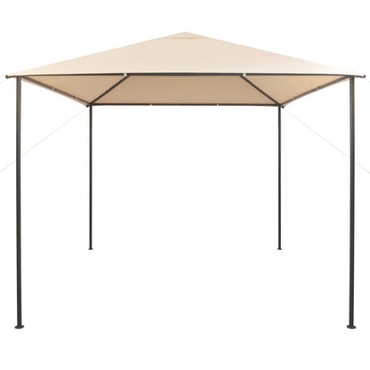 Gazebo Pavilion Tent Canopy Steel / Beige