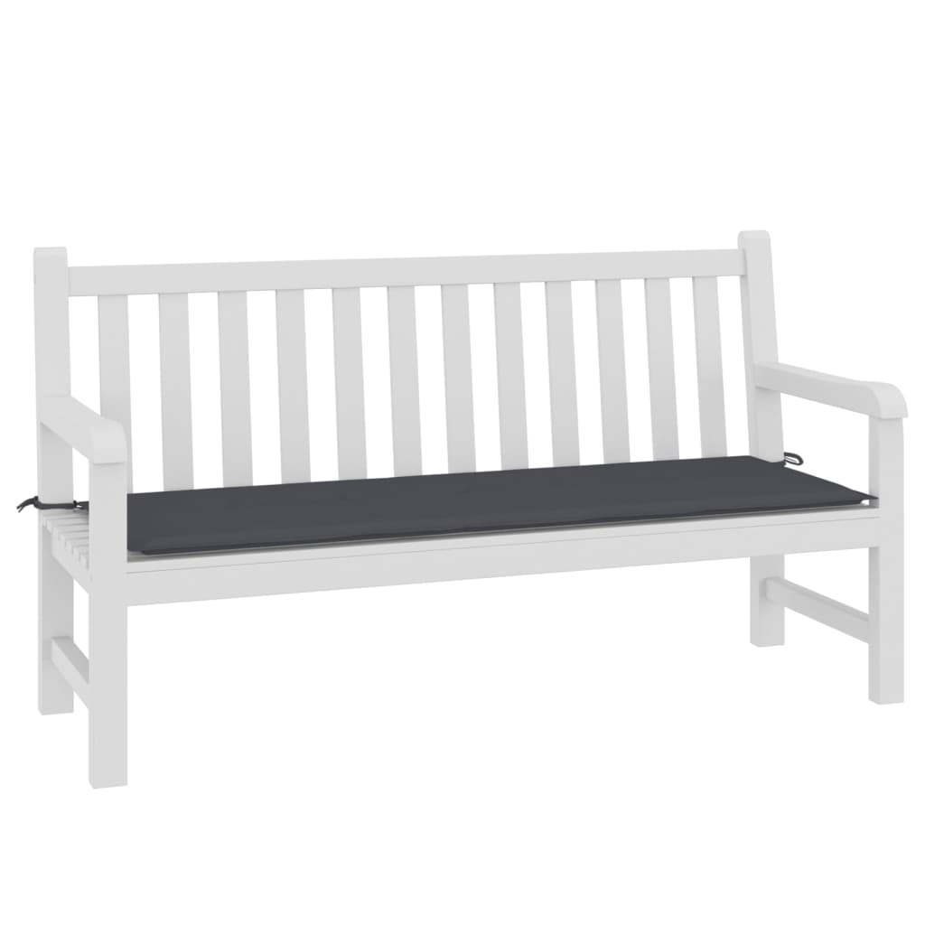 Garden Bench Cushion Anthracite 150x50x3 cm