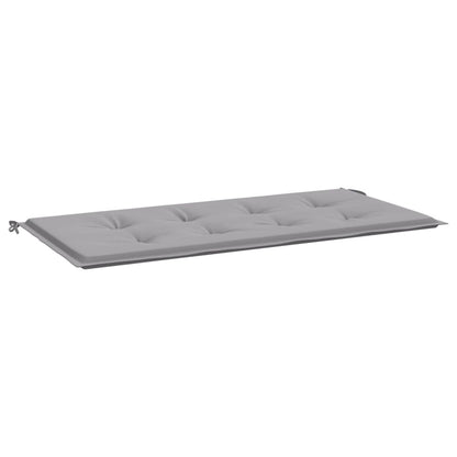 Garden Bench Cushion Grey 100x50x3 cm