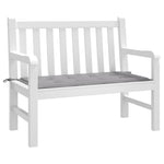 Garden Bench Cushion Grey 120x50x3 cm