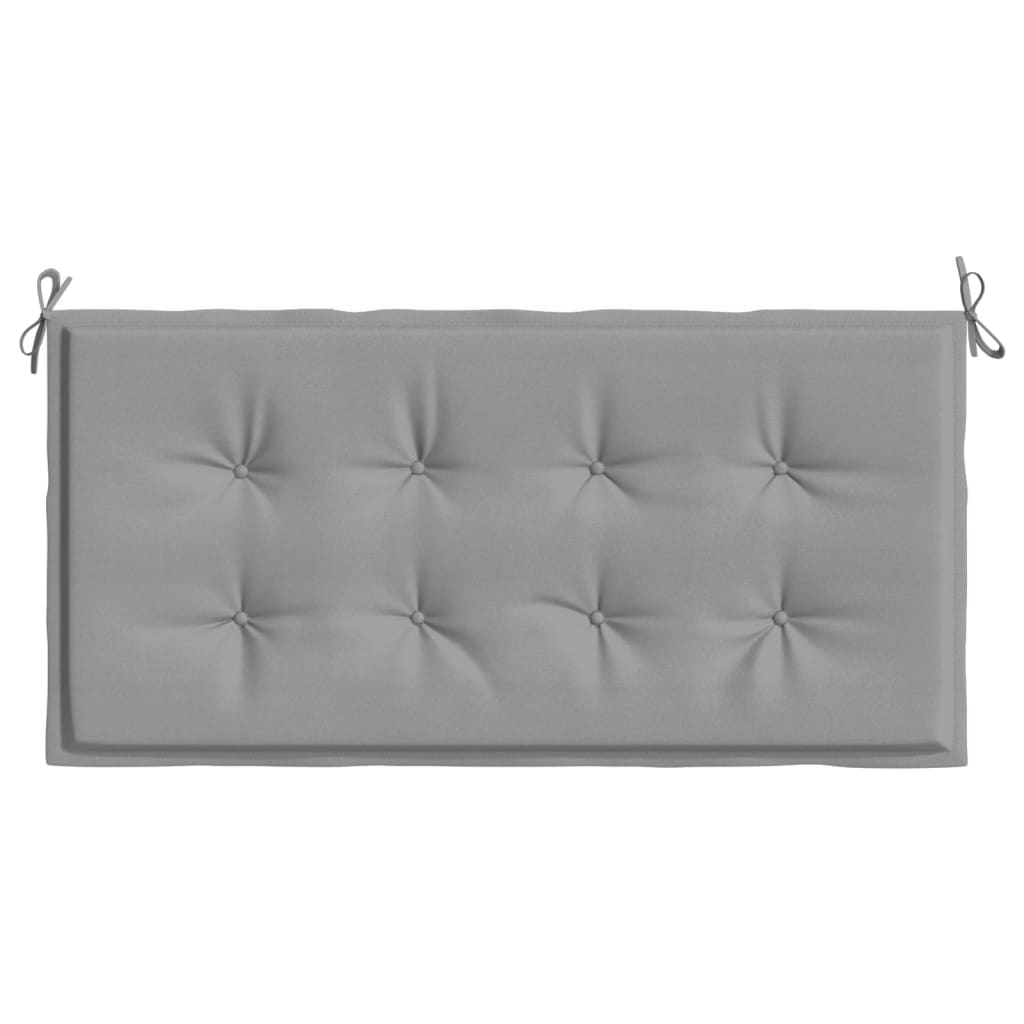 Garden Bench Cushion Grey 120x50x3 cm