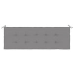 Garden Bench Cushion Grey