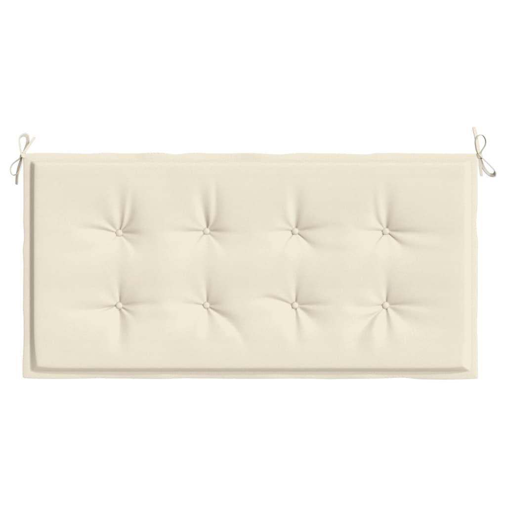 Garden Bench Cushion Cream 100x50x3 cm
