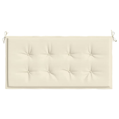 Garden Bench Cushion Cream 100x50x3 cm