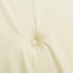 Garden Bench Cushion Cream 100x50x3 cm