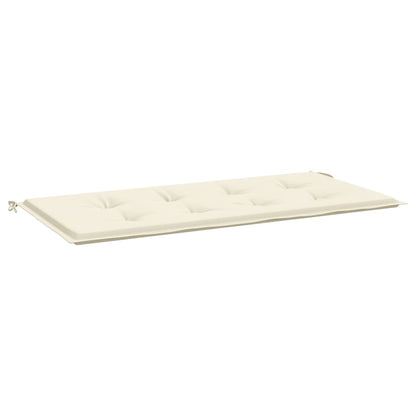 Garden Bench Cushion Cream 120x50x3 cm