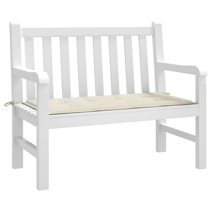 Garden Bench Cushion Cream 120x50x3 cm