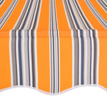 Manual Retractable Awning 150 cm Yellow and Blue Stripes