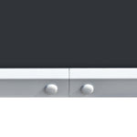 Garden Table Black Steel