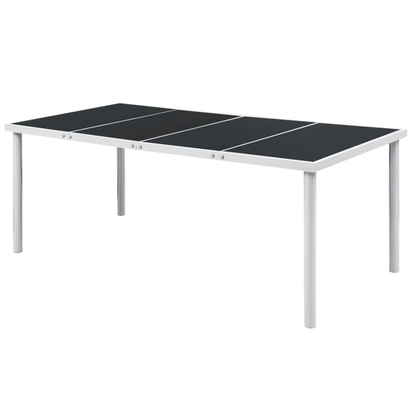  Garden Table, Black Steel