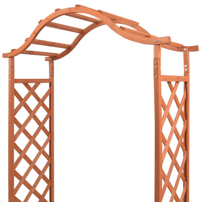 Trellis Rose Arch with Planters