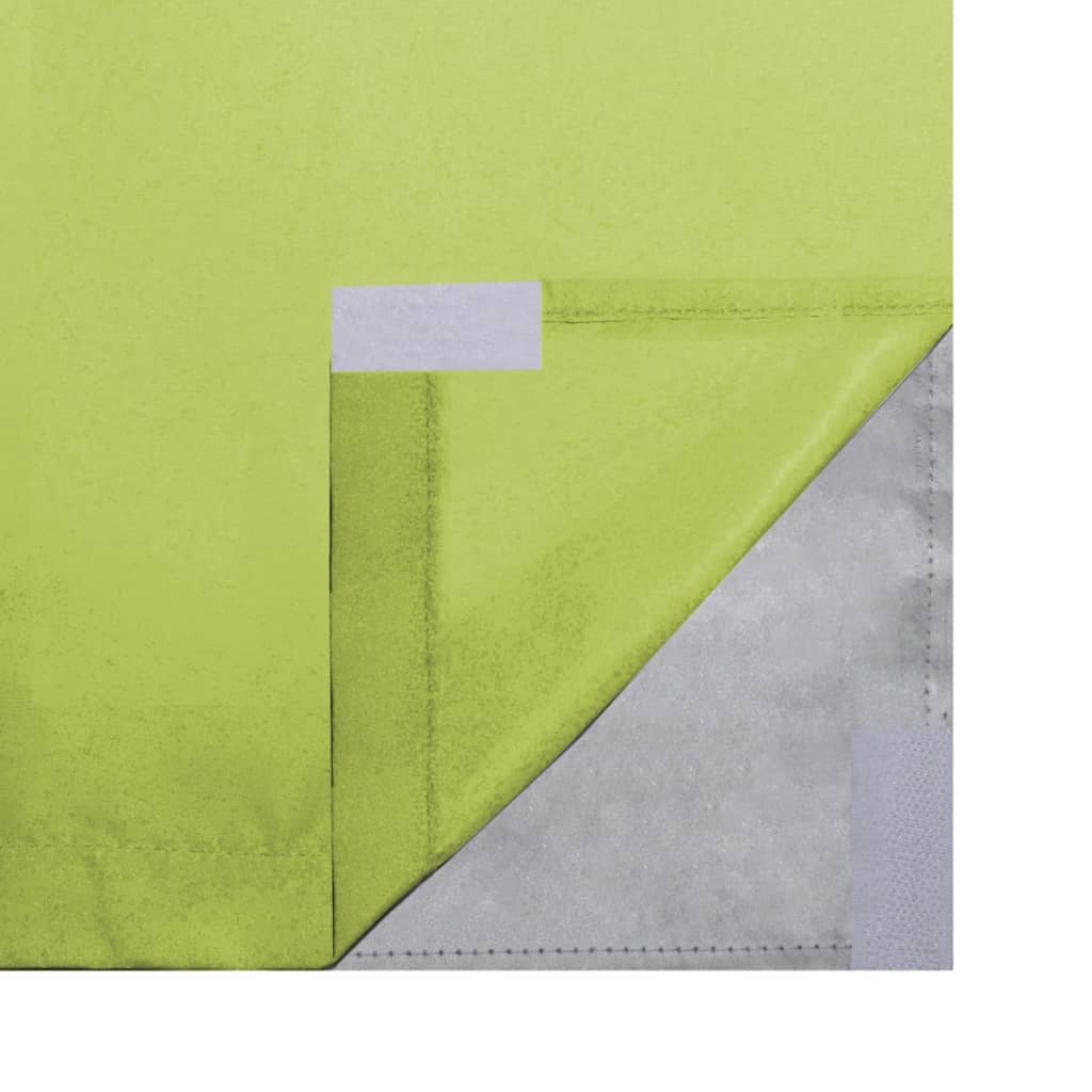 Blackout Curtains 2 pcs Double Layer  Green