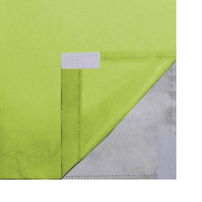 Blackout Curtains 2 pcs Double Layer  Green