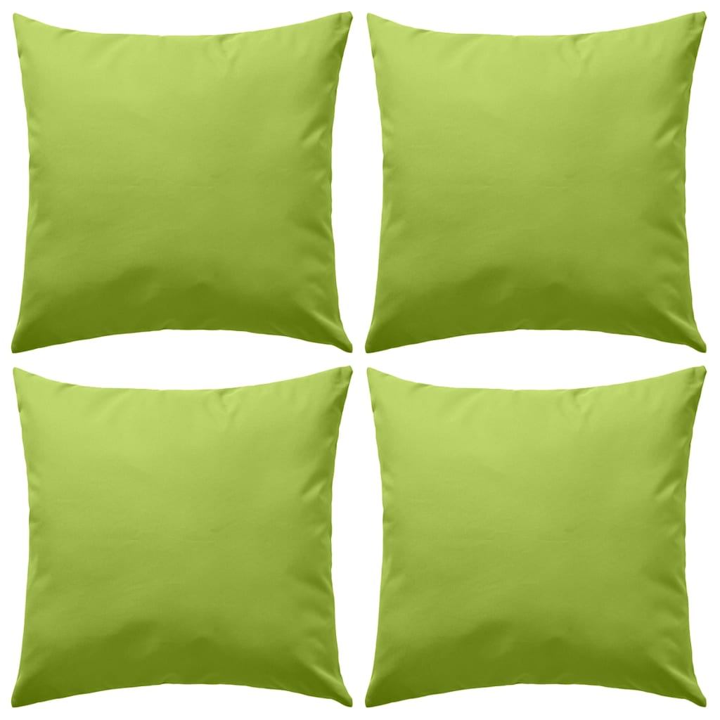 Outdoor Pillows 4 pcs (Apple Green)