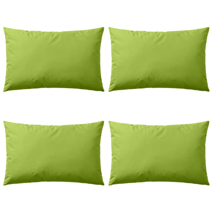 Outdoor Pillows 4 pcs Apple Green
