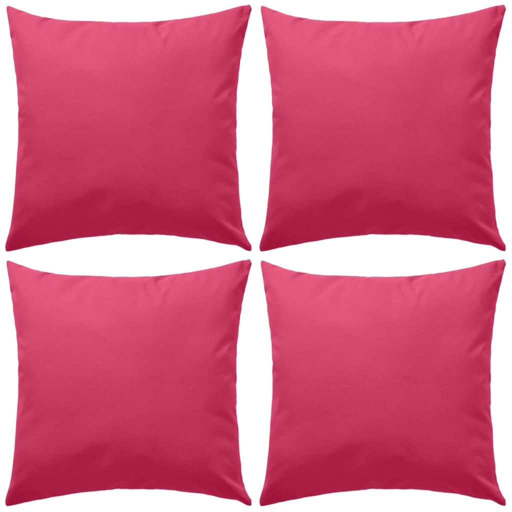 Outdoor Pillows 4 pcs--Pink