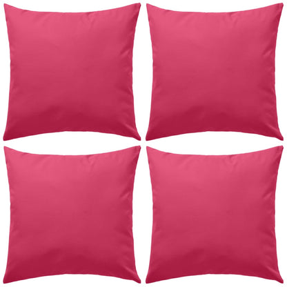 Outdoor Pillows 4 pcs--Pink