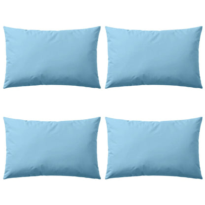 Outdoor Pillows 4 pcs (Light Blue)