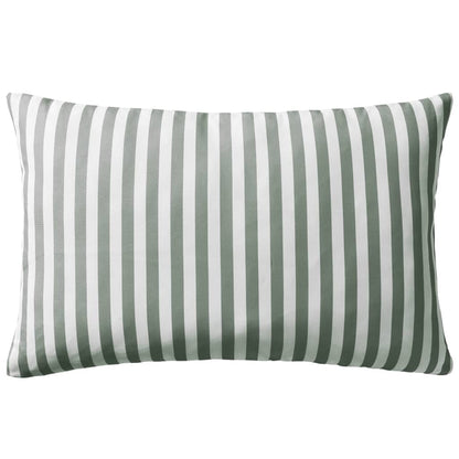Outdoor Pillows 2 pcs Stripe Print Grey