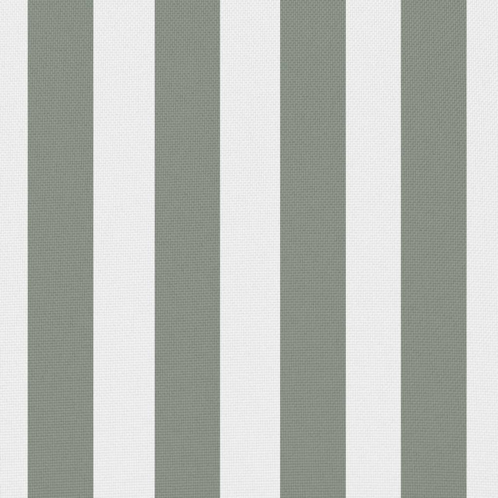 Outdoor Pillows 2 pcs Stripe Print Grey