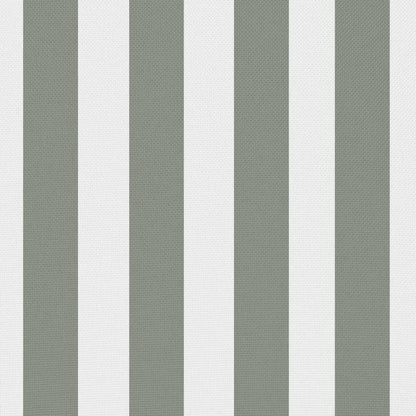 Outdoor Pillows 2 pcs Stripe Print Grey