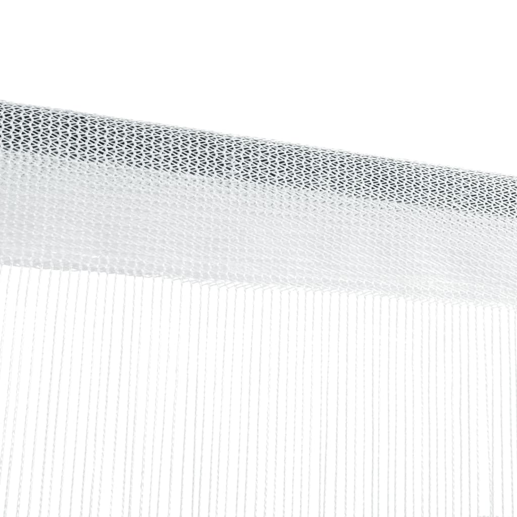 String Curtains 2 pcs--White