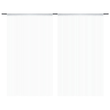 String Curtains 2 pcs (White)
