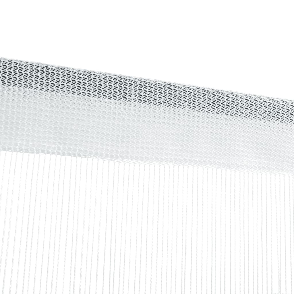 String Curtains 2 pcs (White)