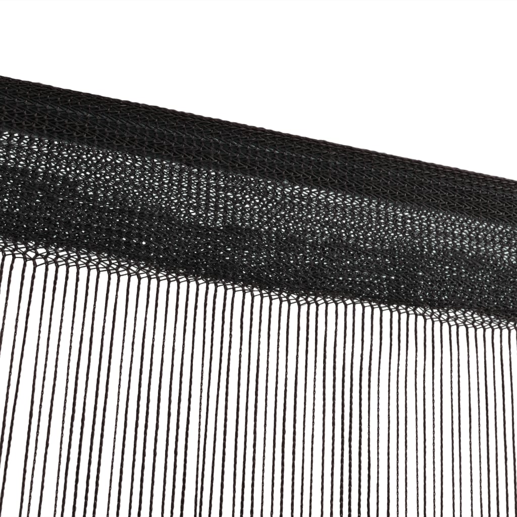 String Curtains 2 pcs(Black)