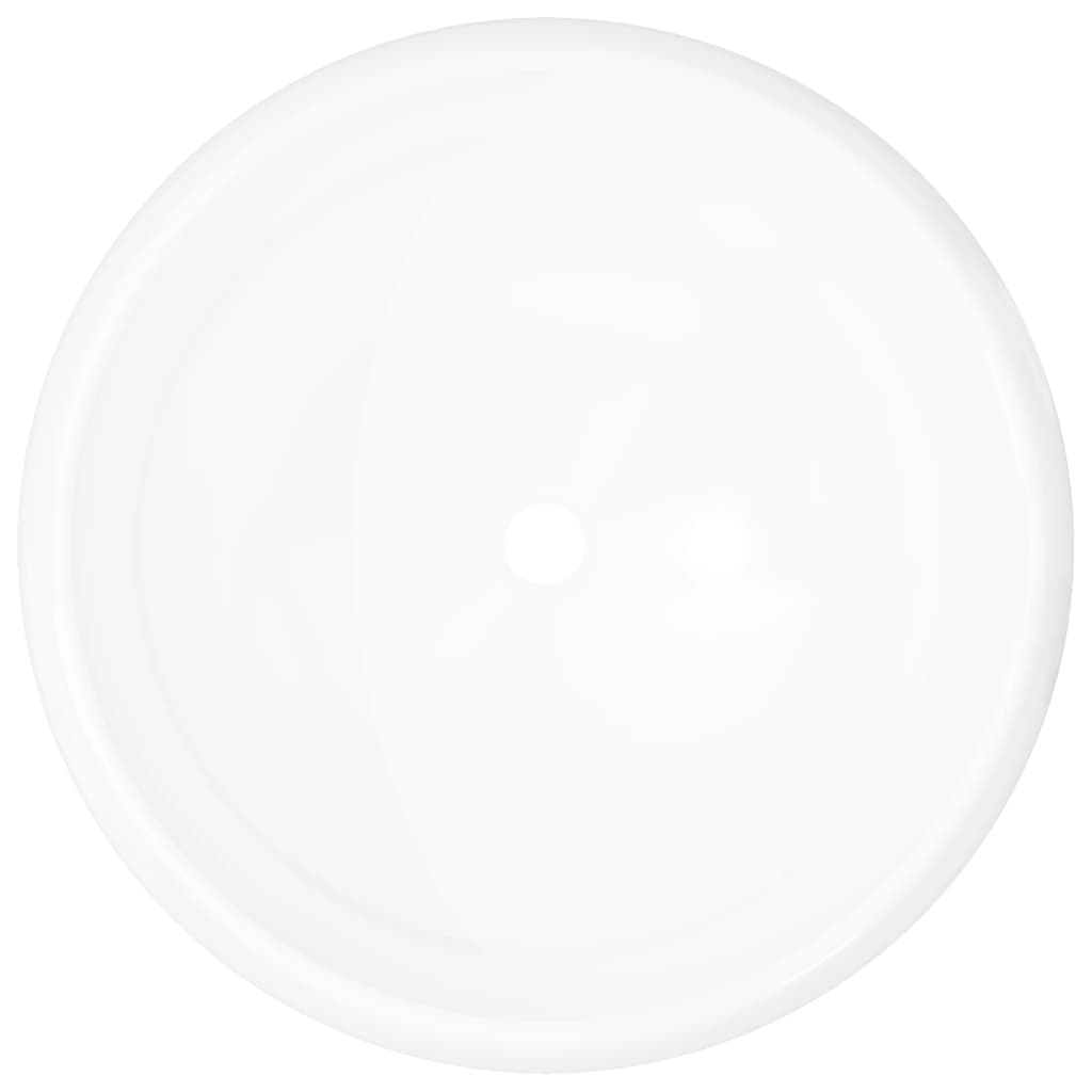 Basin Round Ceramic White S - 400×150mm