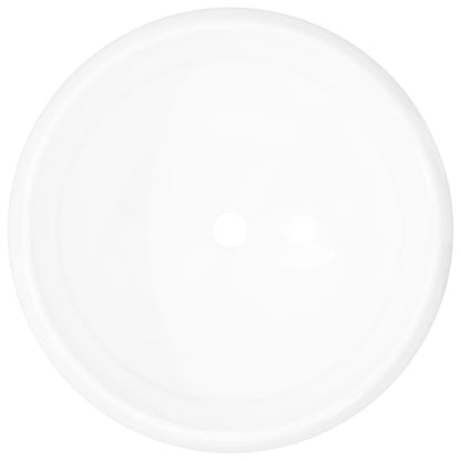 Basin Round Ceramic White S - 400×150mm