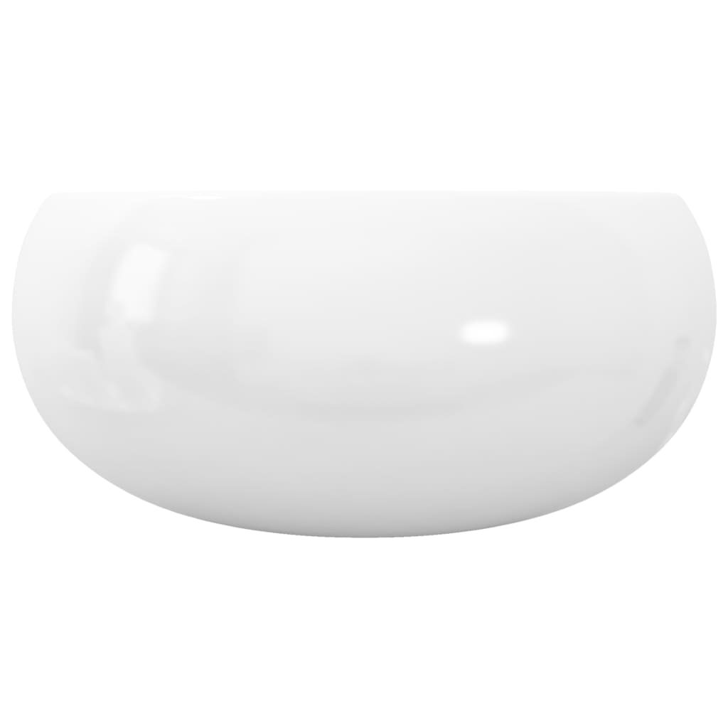 Basin Round Ceramic White S - 400×150mm