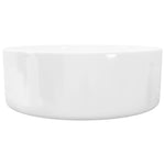 Basin Round Ceramic White L
