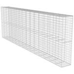Gabion Wall with Cover Galvanised Steel M
