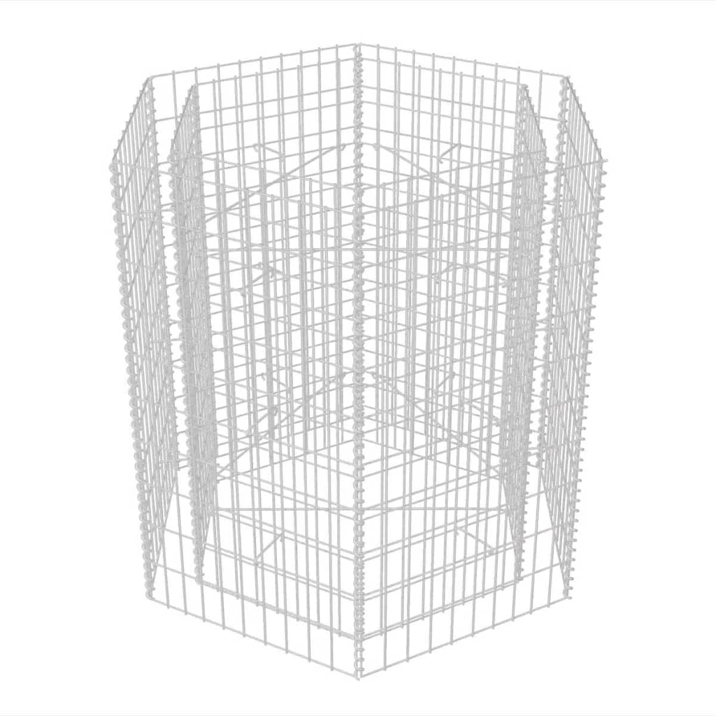 Hexagonal Gabion Planter  M