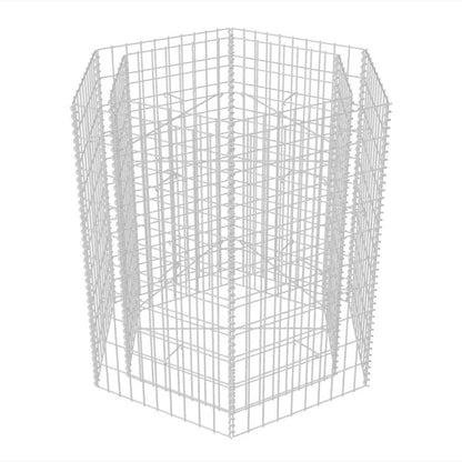 Hexagonal Gabion Planter  M