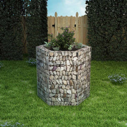 Hexagonal Gabion Planter  M