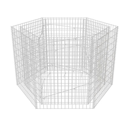 Hexagonal Gabion Planter XL