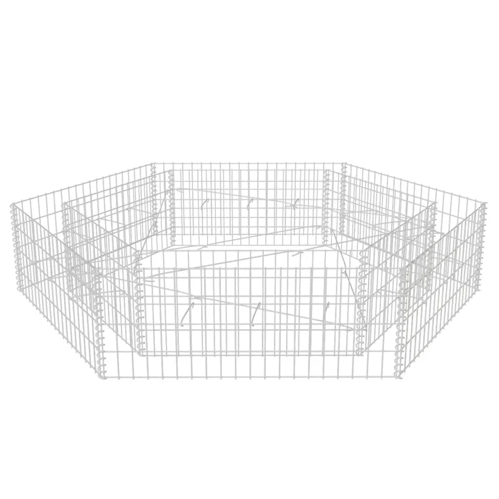 Hexagonal Gabion Planter XXL