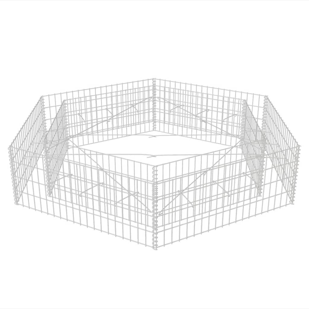 Hexagonal Gabion Planter XXL