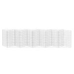 Gabion Basket Galvanised Steel (Silver)
