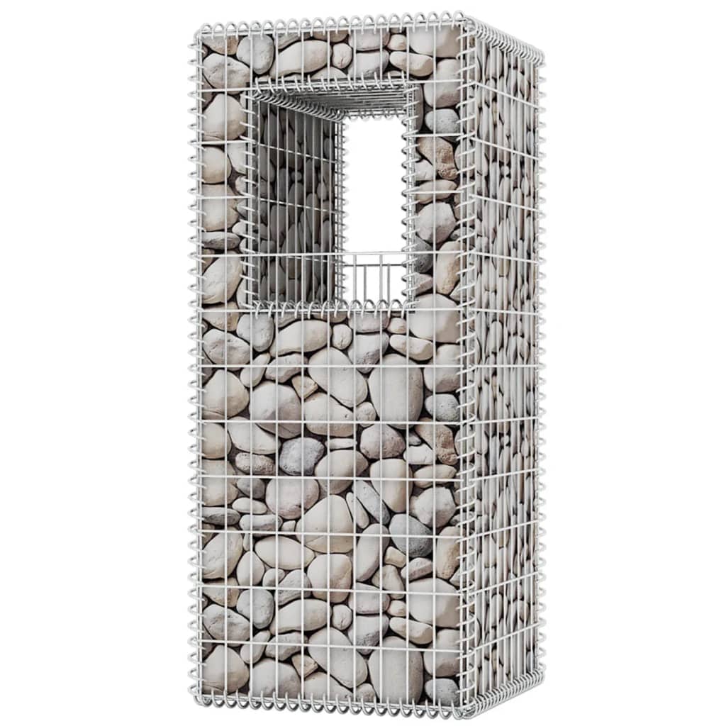 Gabion Basket Post/Planter Steel - 50×50×120cm